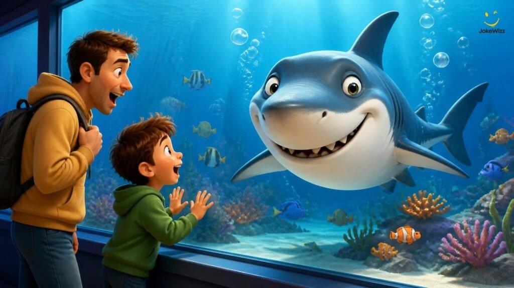 Funny aquarium and marine life shark puns