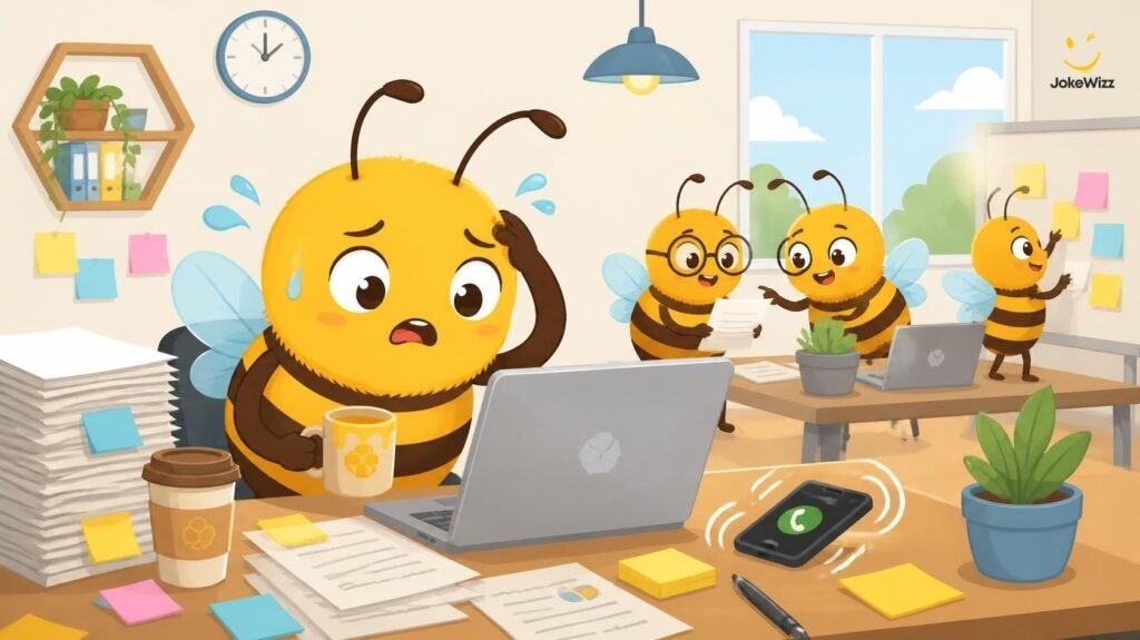 Funny bee puns for work and the office