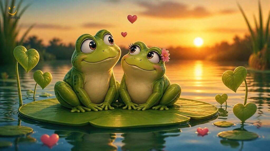 Cute frog love puns for couples
