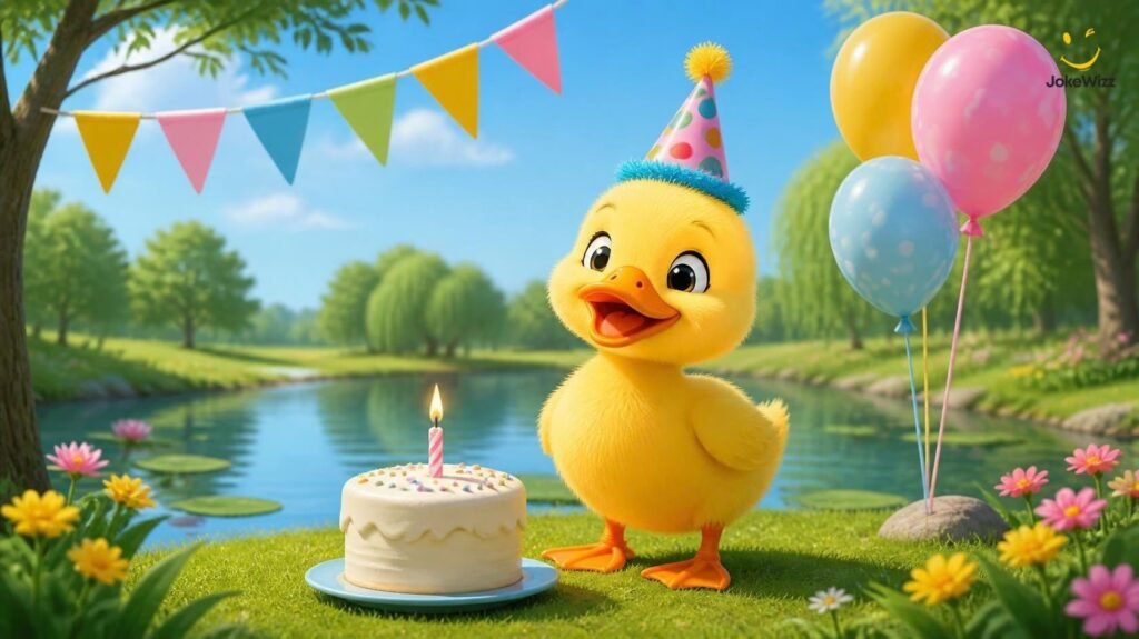 Funny duck birthday and holiday puns