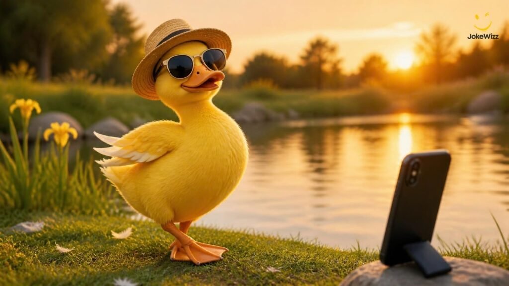Funny duck Instagram captions and puns