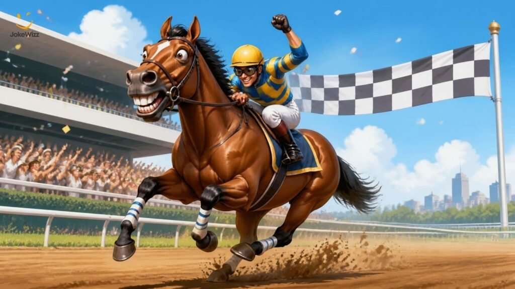Funny horse racing jokes and sports puns