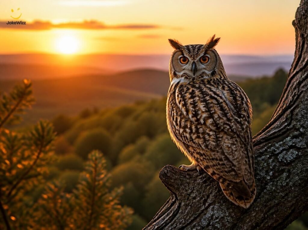 Beautiful owl in nature for Instagram owl captions