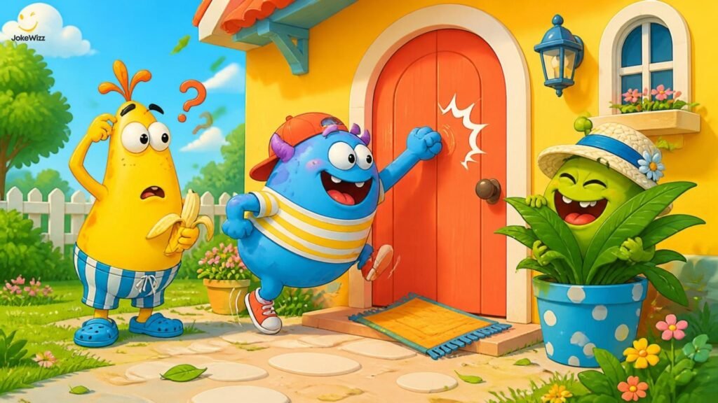 Funny Minion knock-knock jokes and riddles with silly cartoon characters