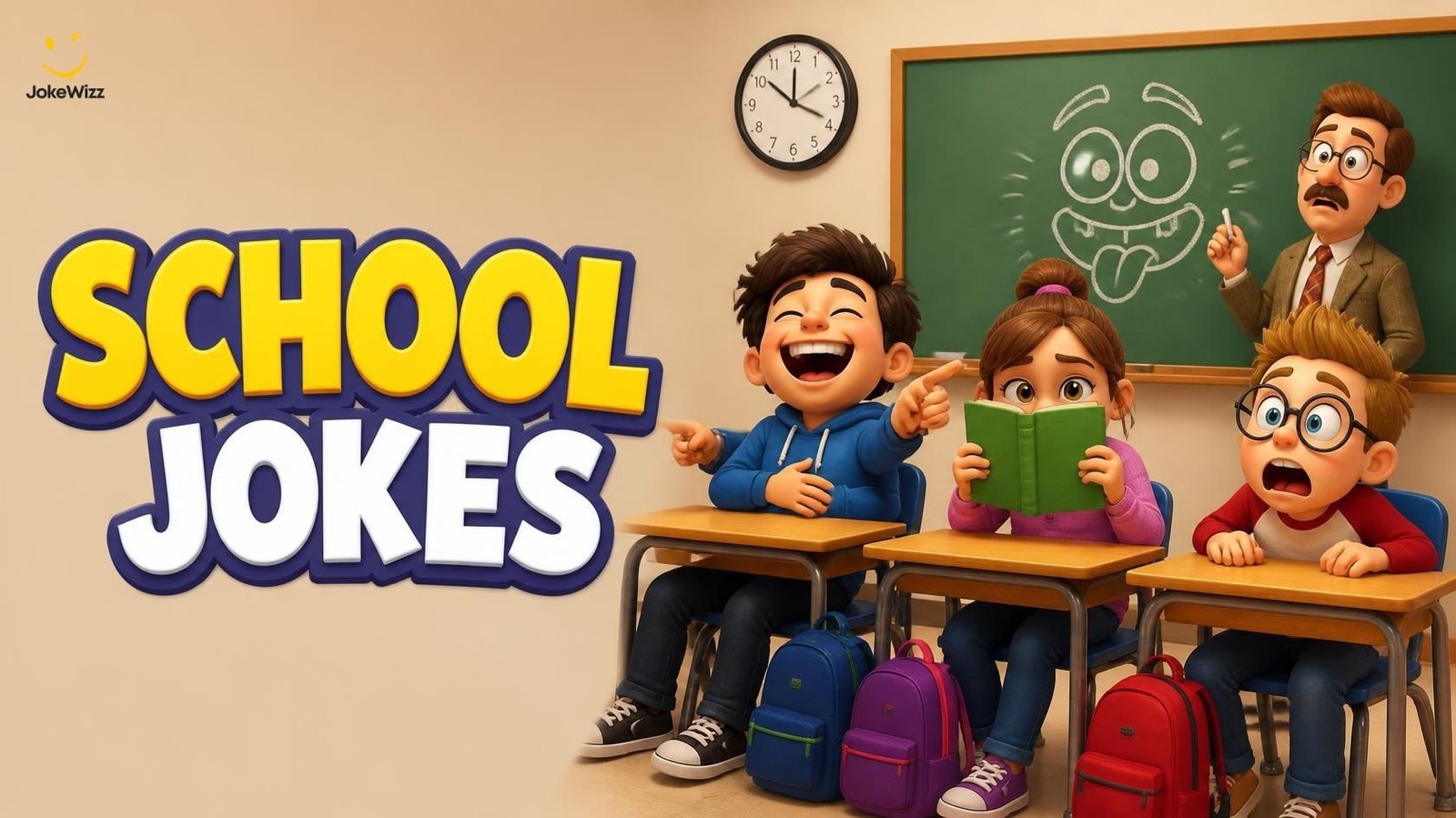 150+ Funny School Jokes for Kids, Teens & Teachers (Clean & Classroom-Friendly)